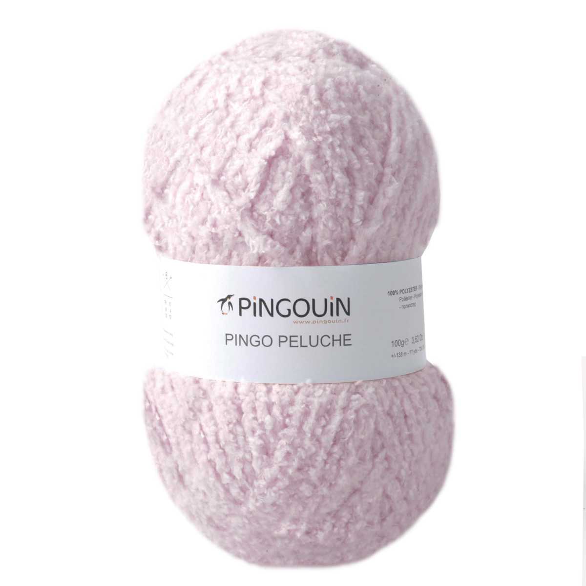 Laine Pingouin Peluche Rose Dragee - Ribes y Casals