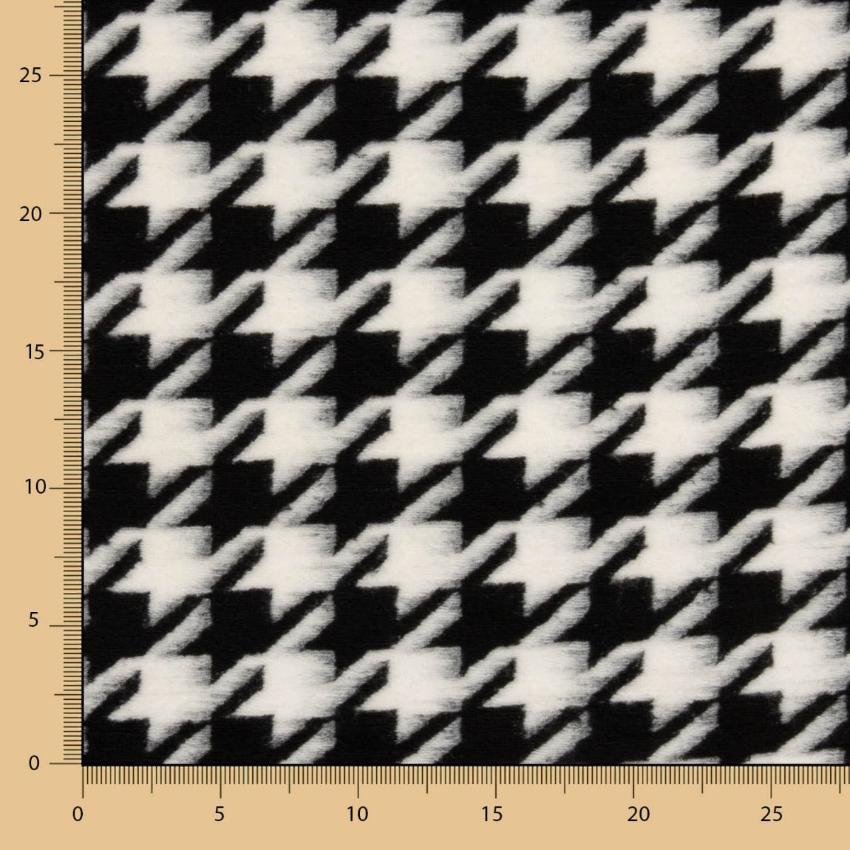 Tela Poncho Pata Gallo Negra - Ribes y Casals