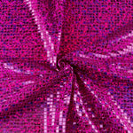 Sequin Carre Holographique Fuchsia - Ribes y Casals