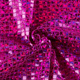Sequin Carre Holographique Fuchsia - Ribes y Casals