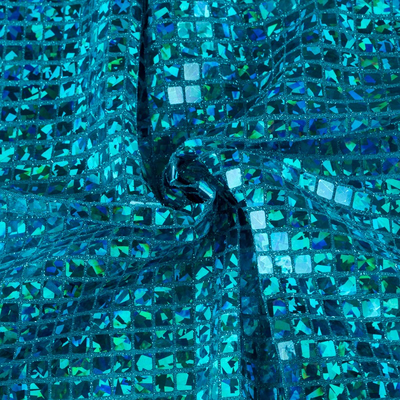 Sequin Carre Holographique Turquoise - Ribes y Casals