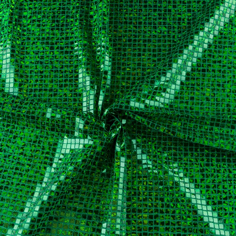 Sequin Carre Holographique Vert - Ribes y Casals