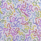 Pailletes Lycra Blanc Argent - Ribes y Casals