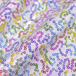 Pailletes Lycra Blanc Argent - Ribes y Casals