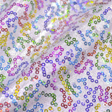 Pailletes Lycra Blanc Argent - Ribes y Casals