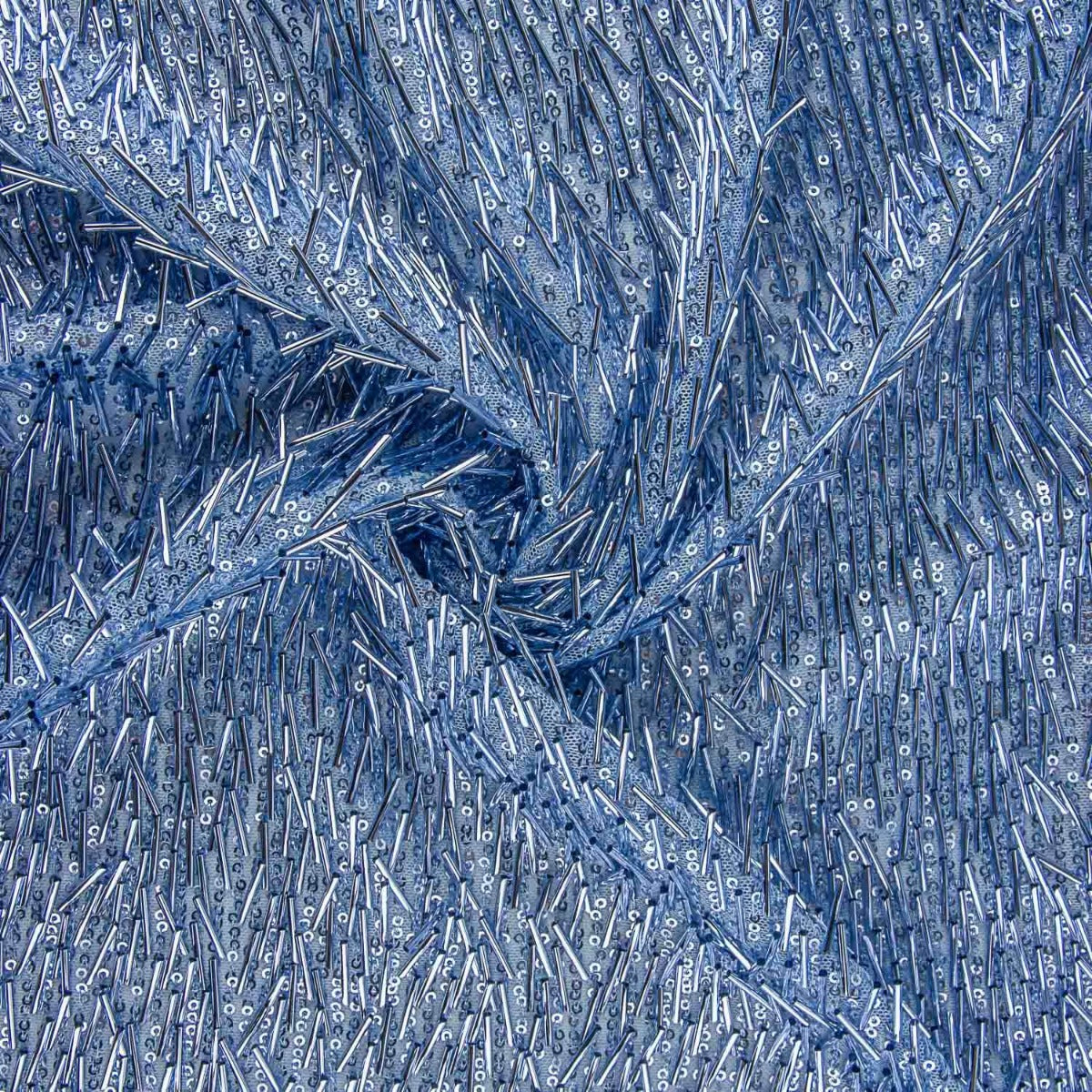 Lentejuela Canutillo Azul Denim - Ribes y Casals