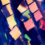 Maxi sequin carré lilas - Ribes y Casals