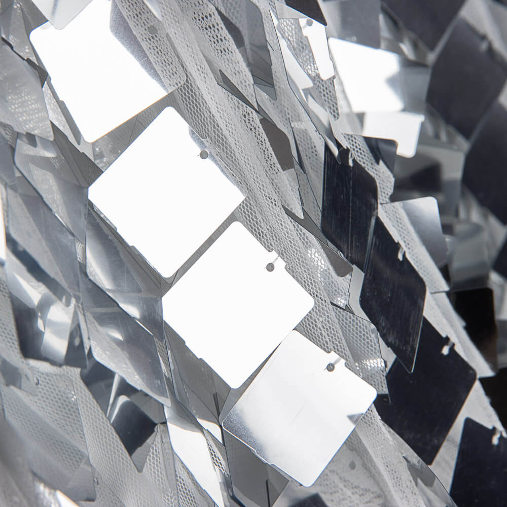 Maxi paillettes carrées argentées - Ribes y Casals