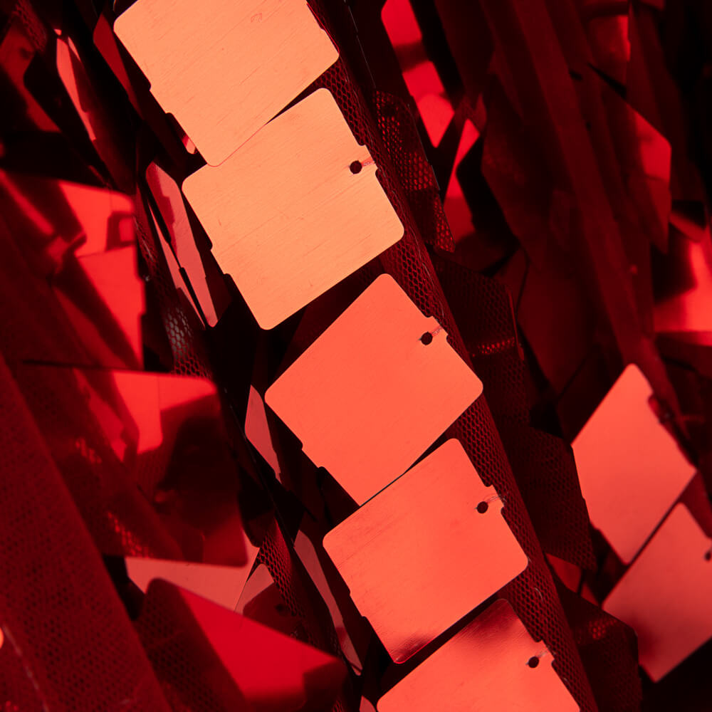 Maxi Sequin Carré Rouge - Ribes y Casals