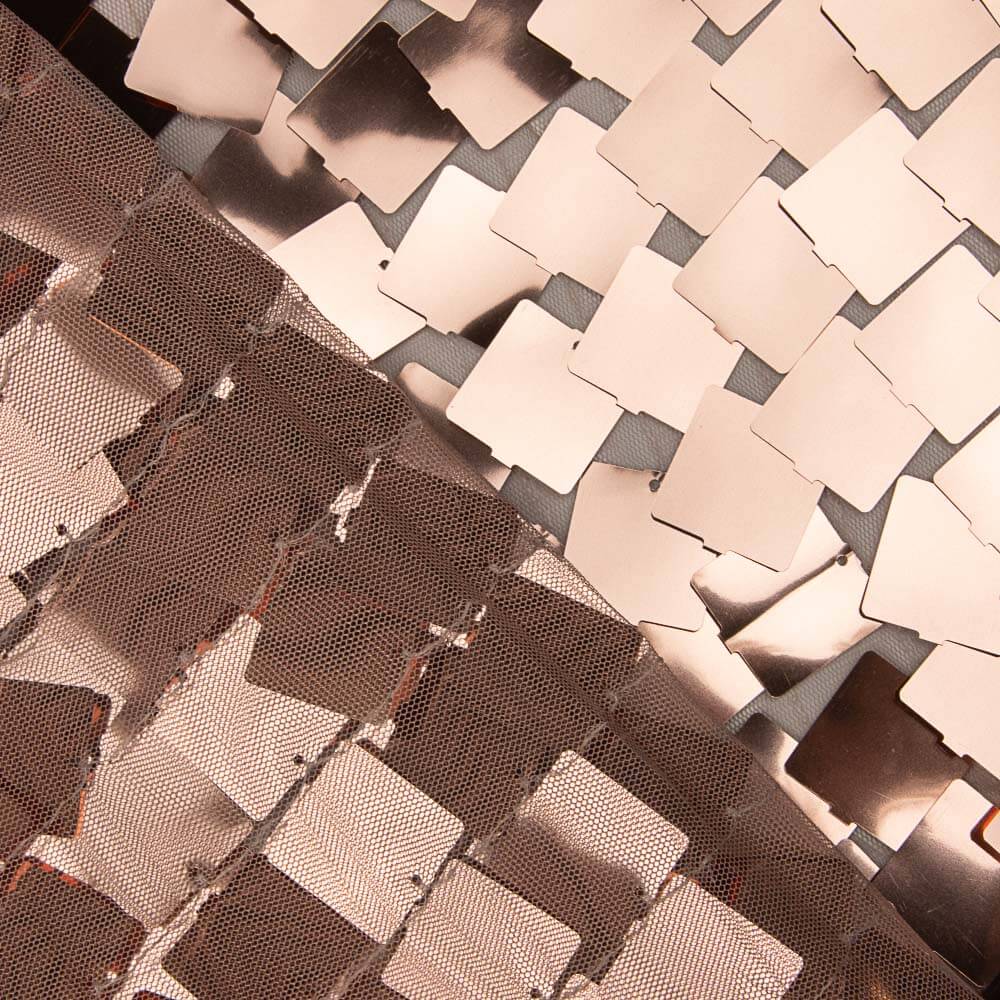 Maxi sequin carré rose - Ribes y Casals