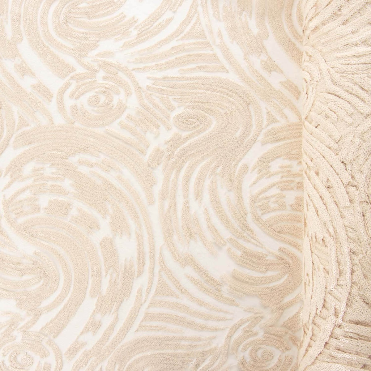 Paillettes fantaisie vagues chair - Ribes y Casals