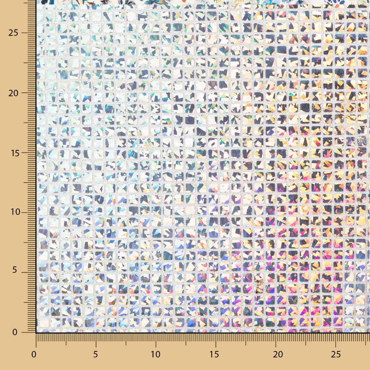 Sequin Carre Holographique Argent - Ribes y Casals