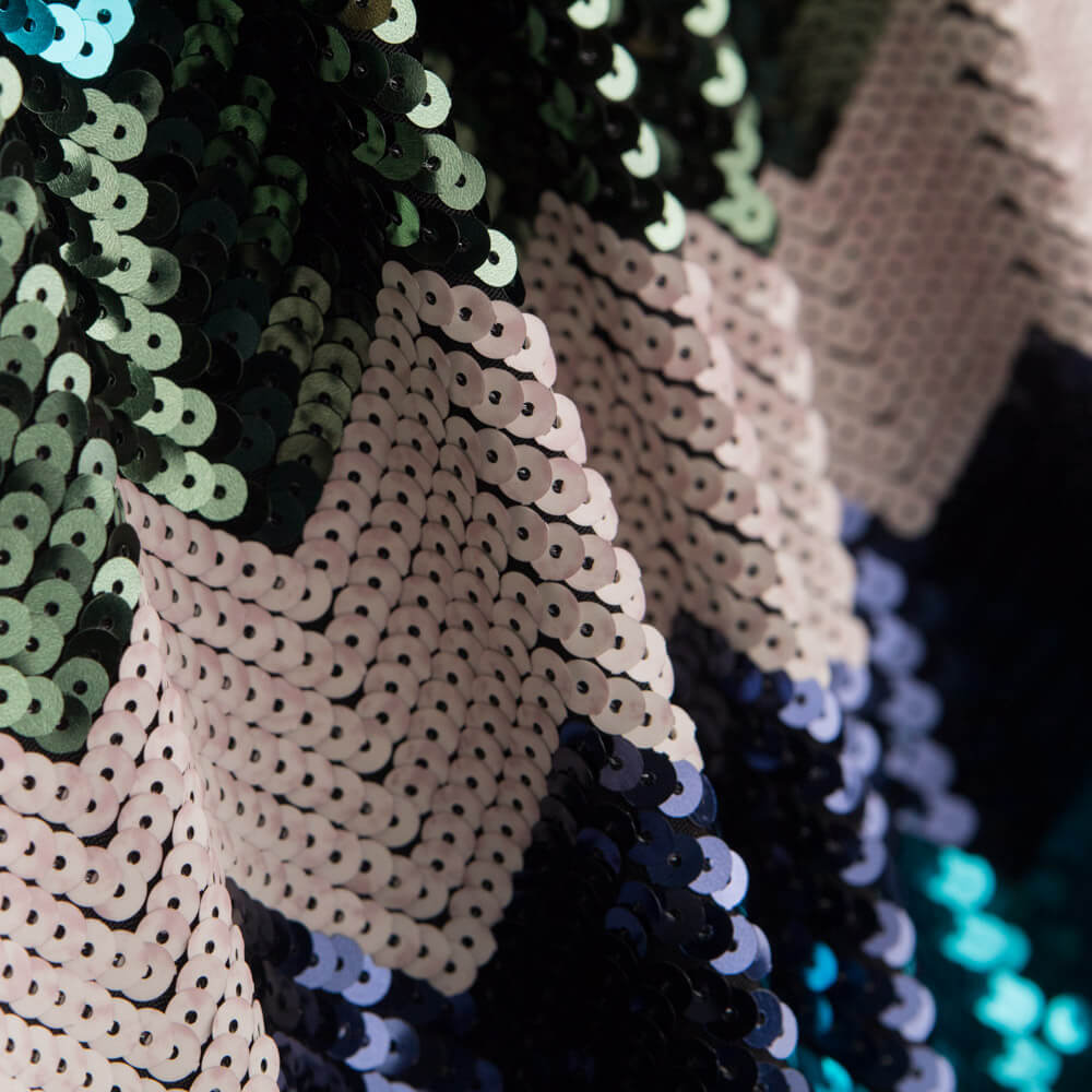 Paillettes Missoni Lycra Bleu - Ribes y Casals