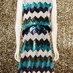 Paillettes Missoni Lycra Bleu - Ribes y Casals
