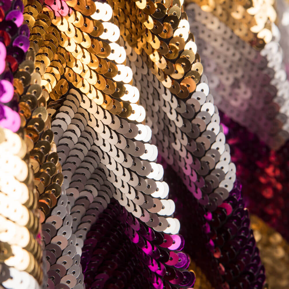 Paillettes Missoni Lycra Fuchsia - Ribes y Casals