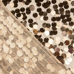 Paillettes rondes en métal Camel - Ribes y Casals