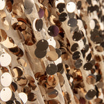 Paillettes rondes en métal Camel - Ribes y Casals