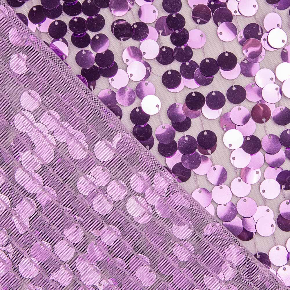 Paillettes rondes en métal violet - Ribes y Casals