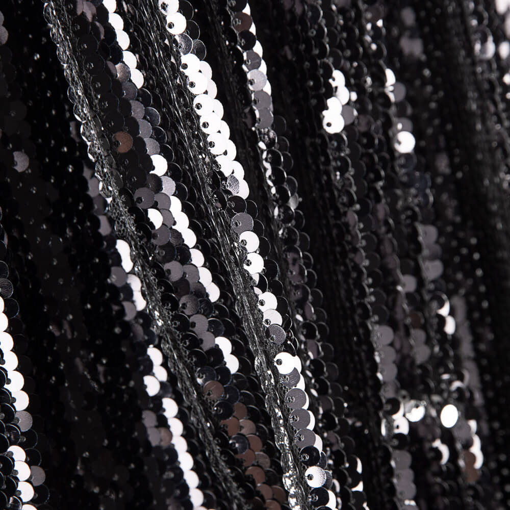 Sequin Réversible Noir-Argenté - Ribes y Casals