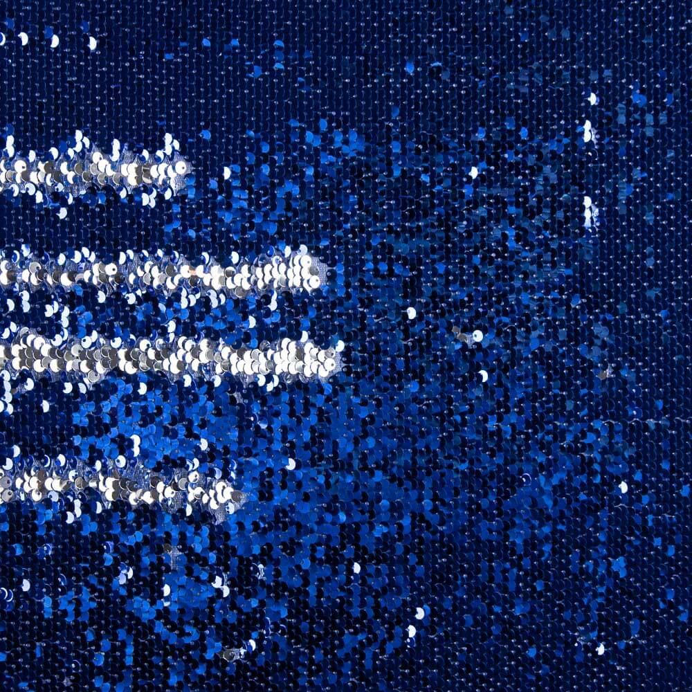 Paillettes Réversibles Argent-Bleu - Ribes y Casals