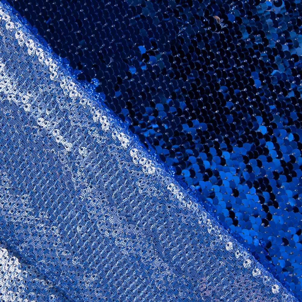 Paillettes Réversibles Argent-Bleu - Ribes y Casals