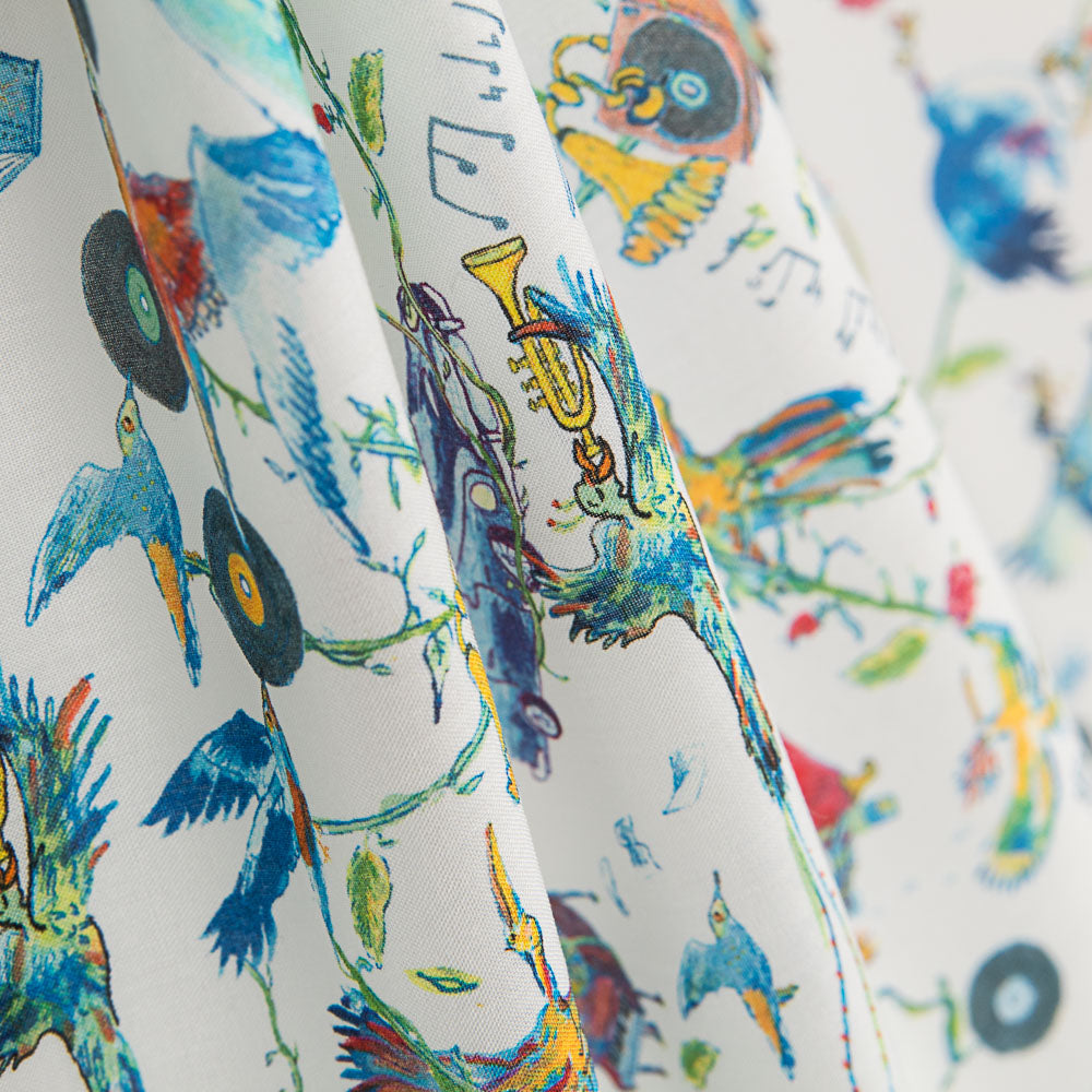 Tissu Liberty Musique Blanc - Ribes y Casals