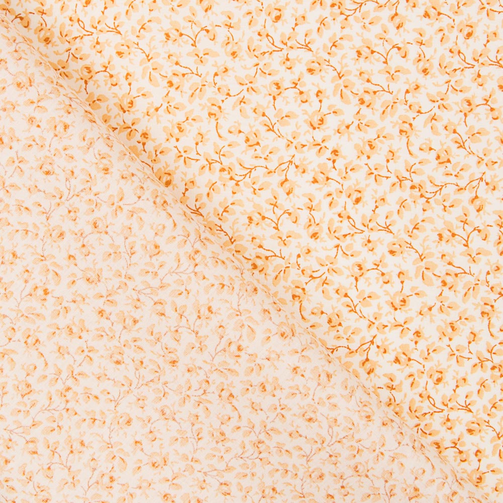 Tissu Liberty Fleur Brun Clair - Ribes y Casals