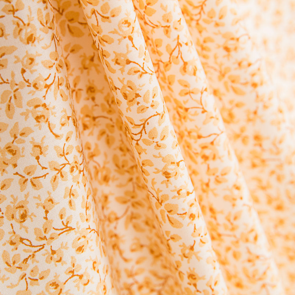 Tissu Liberty Fleur Brun Clair - Ribes y Casals