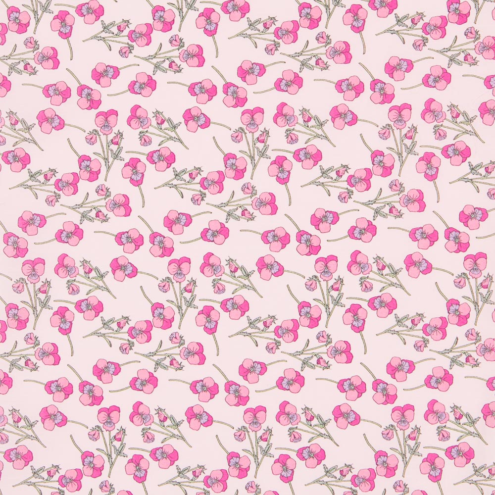 Tissu Liberty Fleur Rose - Ribes y Casals