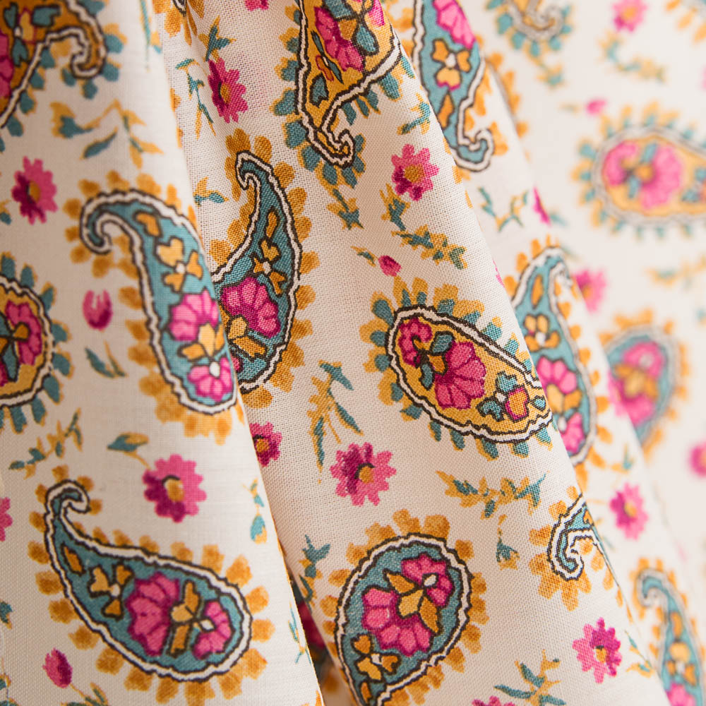 Tissu Liberty Cachemire Écru - Ribes y Casals