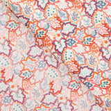 Tissu Liberty Feuilles Orange - Ribes y Casals