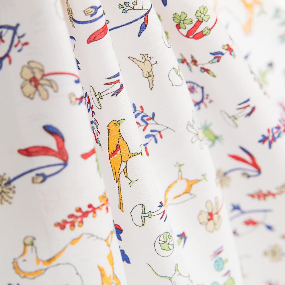 Tissu Liberty Ferme Blanc - Ribes y Casals