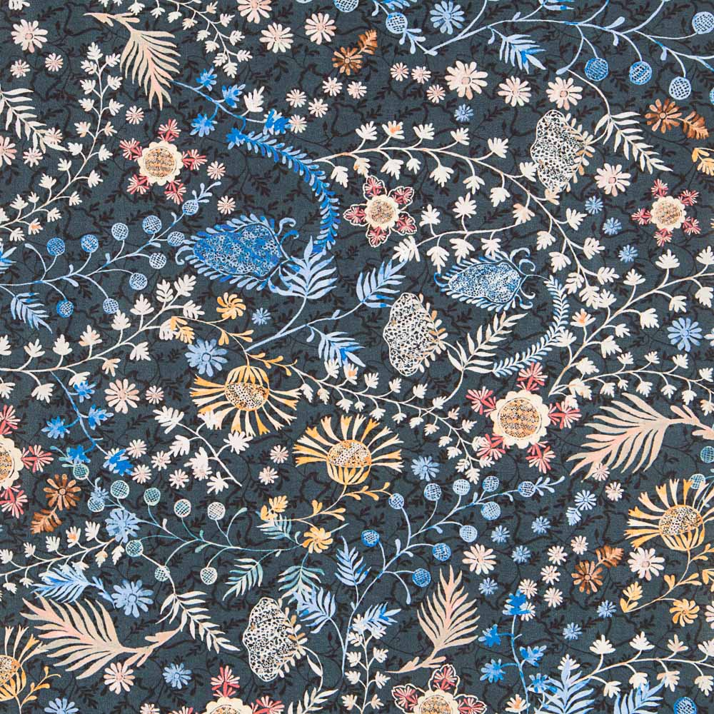 Tissu Liberty Forêt Bleu - Ribes y Casals