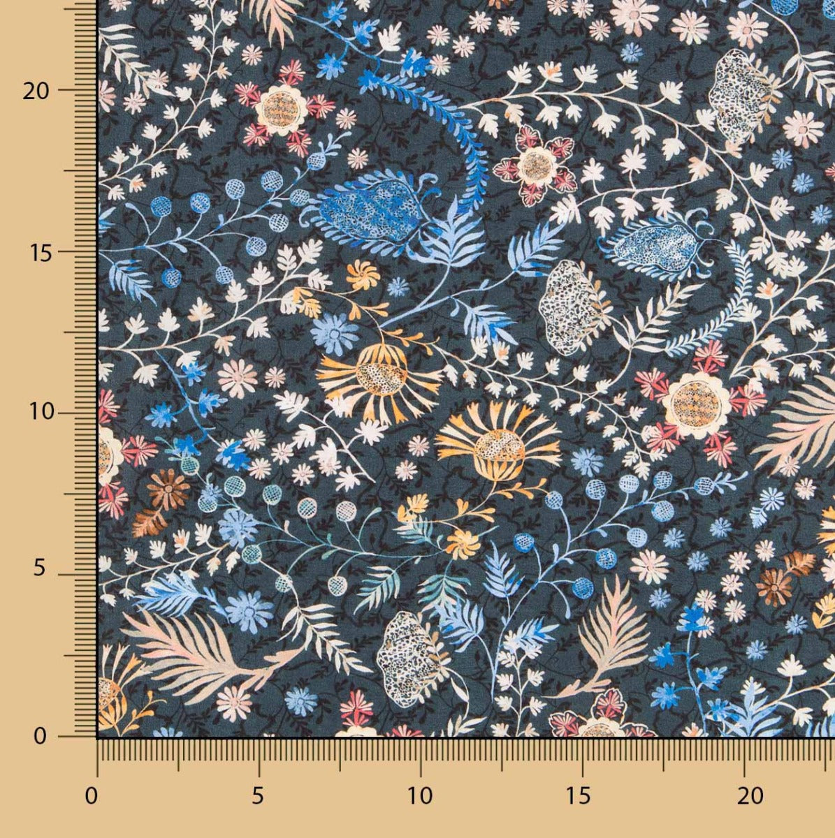 Tissu Liberty Forêt Bleu - Ribes y Casals