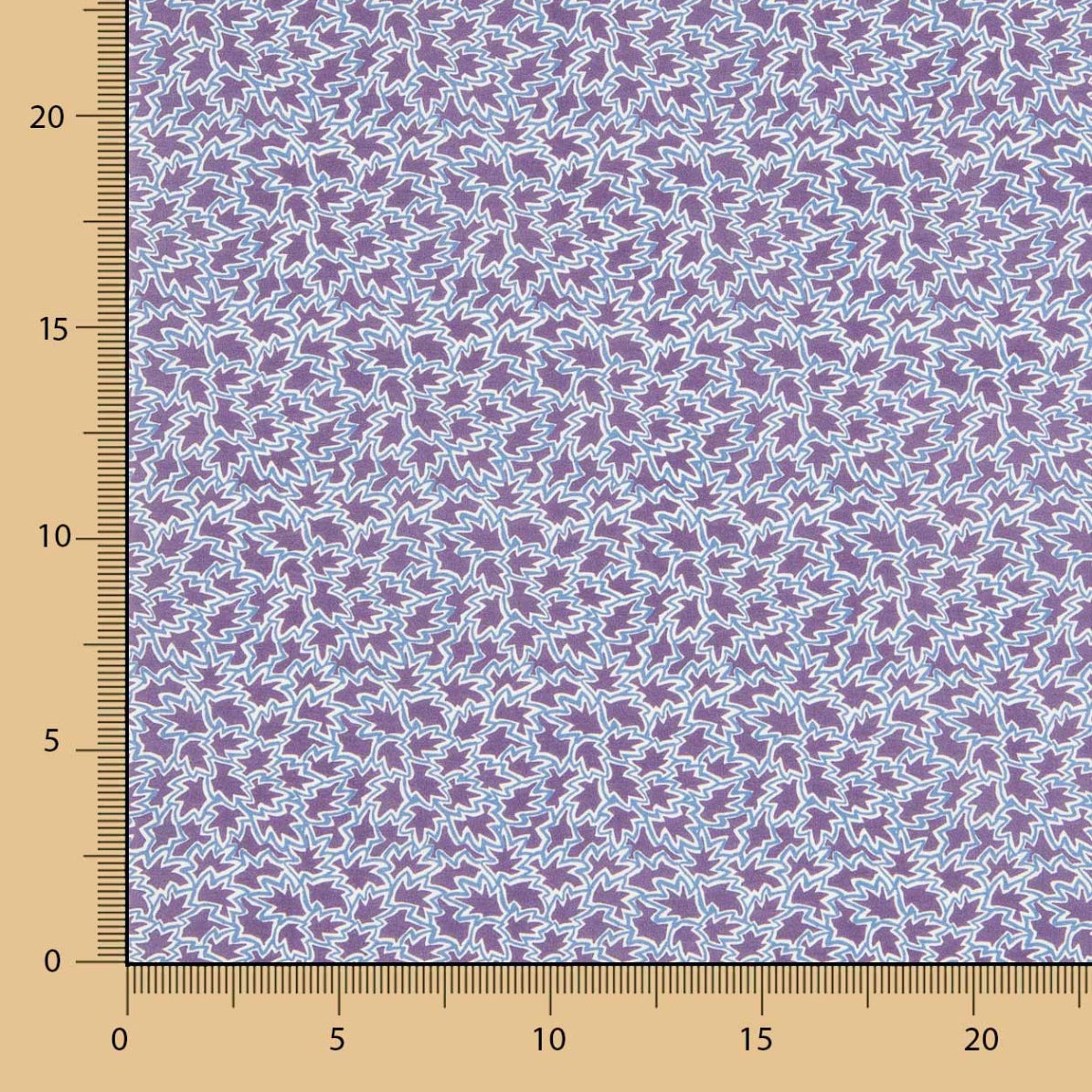 Tissu Liberty Feuilles Marine - Ribes y Casals