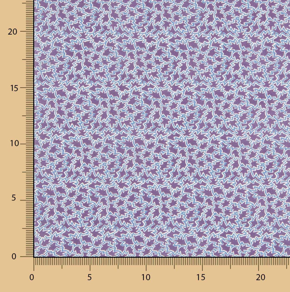 Tissu Liberty Feuilles Marine - Ribes y Casals