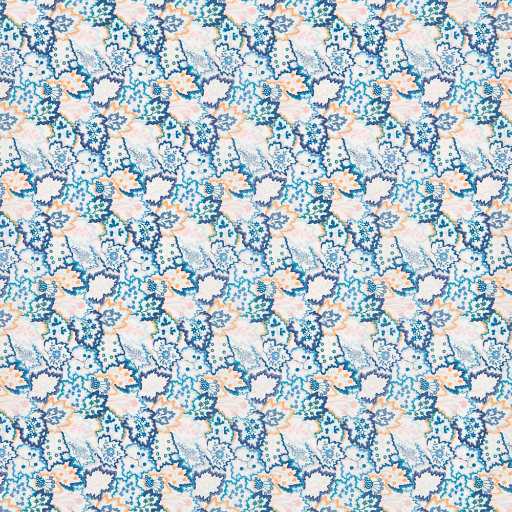 Tissu Liberty Feuilles Bleu - Ribes y Casals