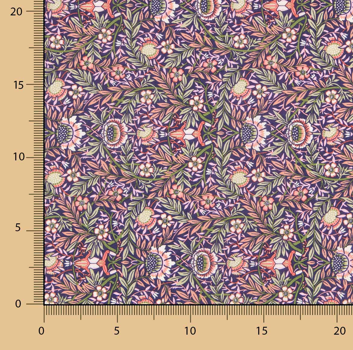 Tissu Liberty Jardin Marine - Ribes y Casals