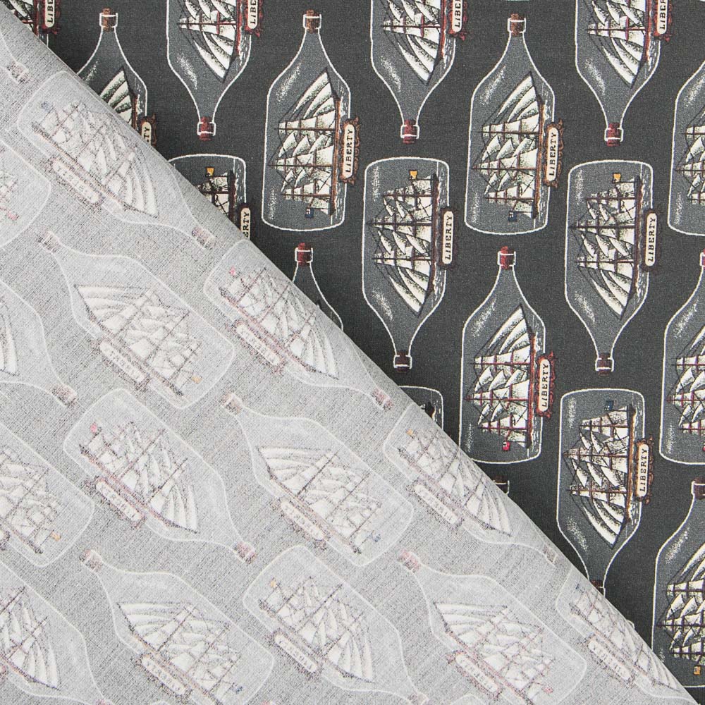 Tissu Liberty Bateau Bouteille - Ribes y Casals