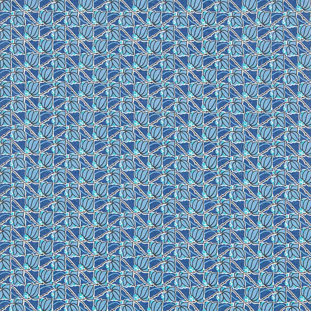 Tissu Liberty Fleur Bleu - Ribes y Casals