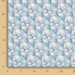 Tissu Liberty Feuilles Bleu - Ribes y Casals