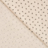 Lin Imprimé Coeurs Gris - Ribes y Casals