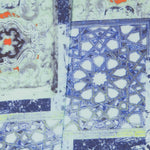 Lin Ethnique Turquoise Imprimé - Ribes y Casals