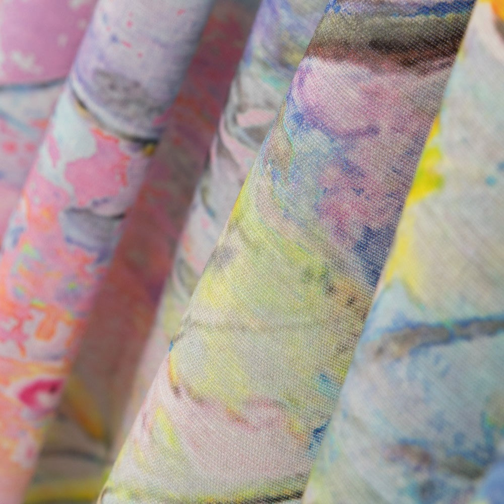 Lin Imprimé Fleurs Multicolore - Ribes y Casals