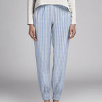 Lin Rayures 8mm Bleu - Ribes y Casals