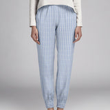 Lin Rayures 8mm Bleu - Ribes y Casals