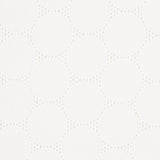 Lin Brodé Géométrique Blanc - Ribes y Casals