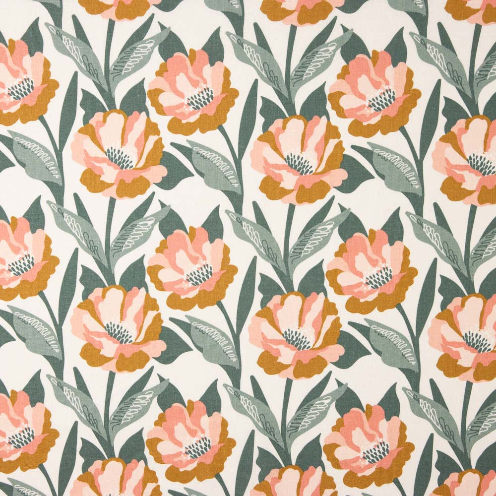 Lin Viscose Fleurs Karina - Ribes y Casals