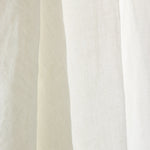 Rideau en lin blanc naturel - Ribes y Casals