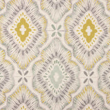 Linge de lit en lin épais imprimé floral moutarde - Ribes y Casals